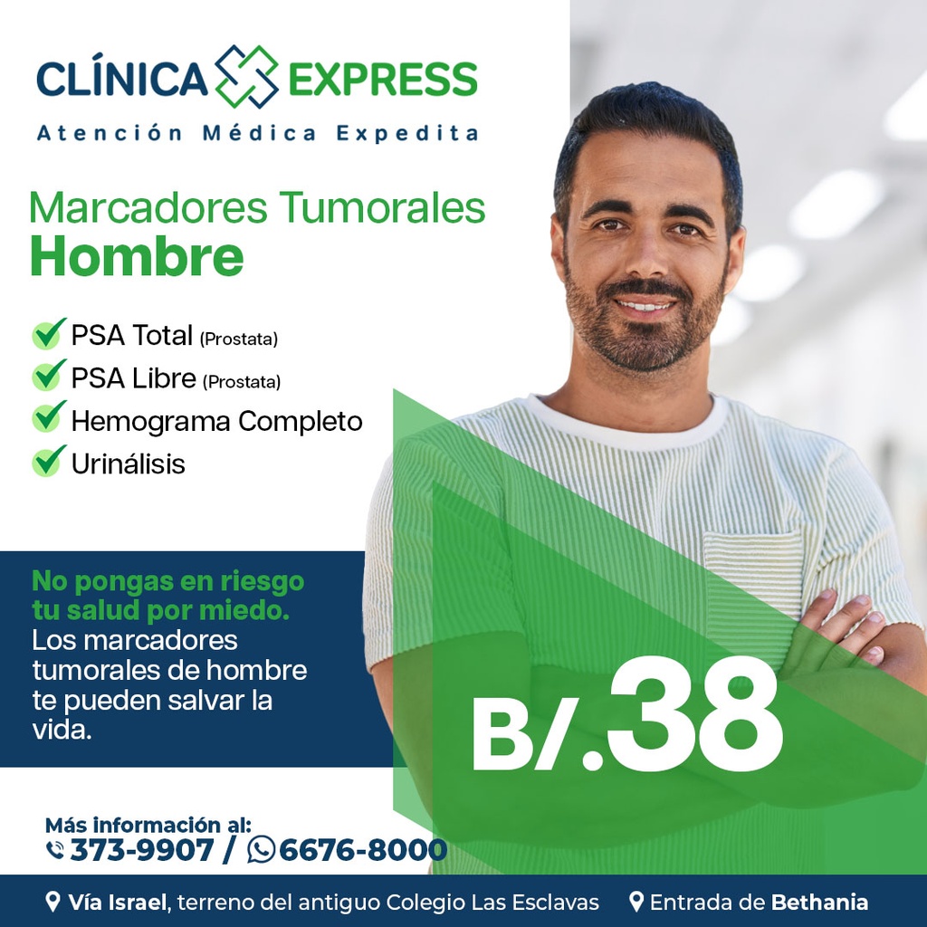 MARCADORES TUMORALES BASICOS (HOMBRE)